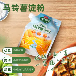 Haitian Potato Starch Home Kitchen Potato Starch Thickening Shrimp Dumplings Stand-up Bag Baking Ingredients 200g*1 bag 200 g