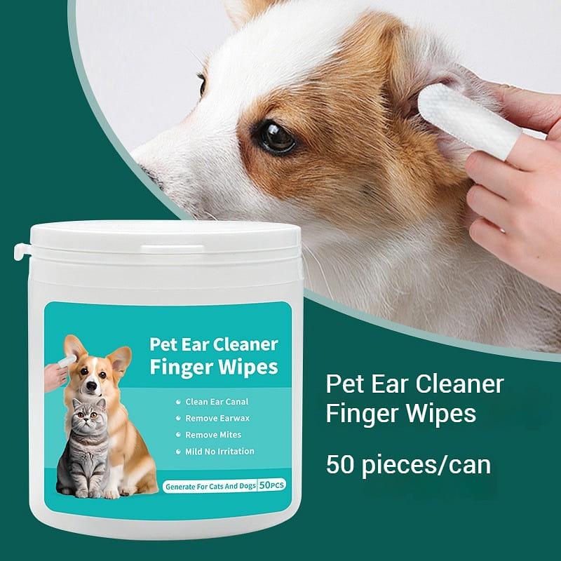 Pet Ear Cleaner Finger Wipes 2 개