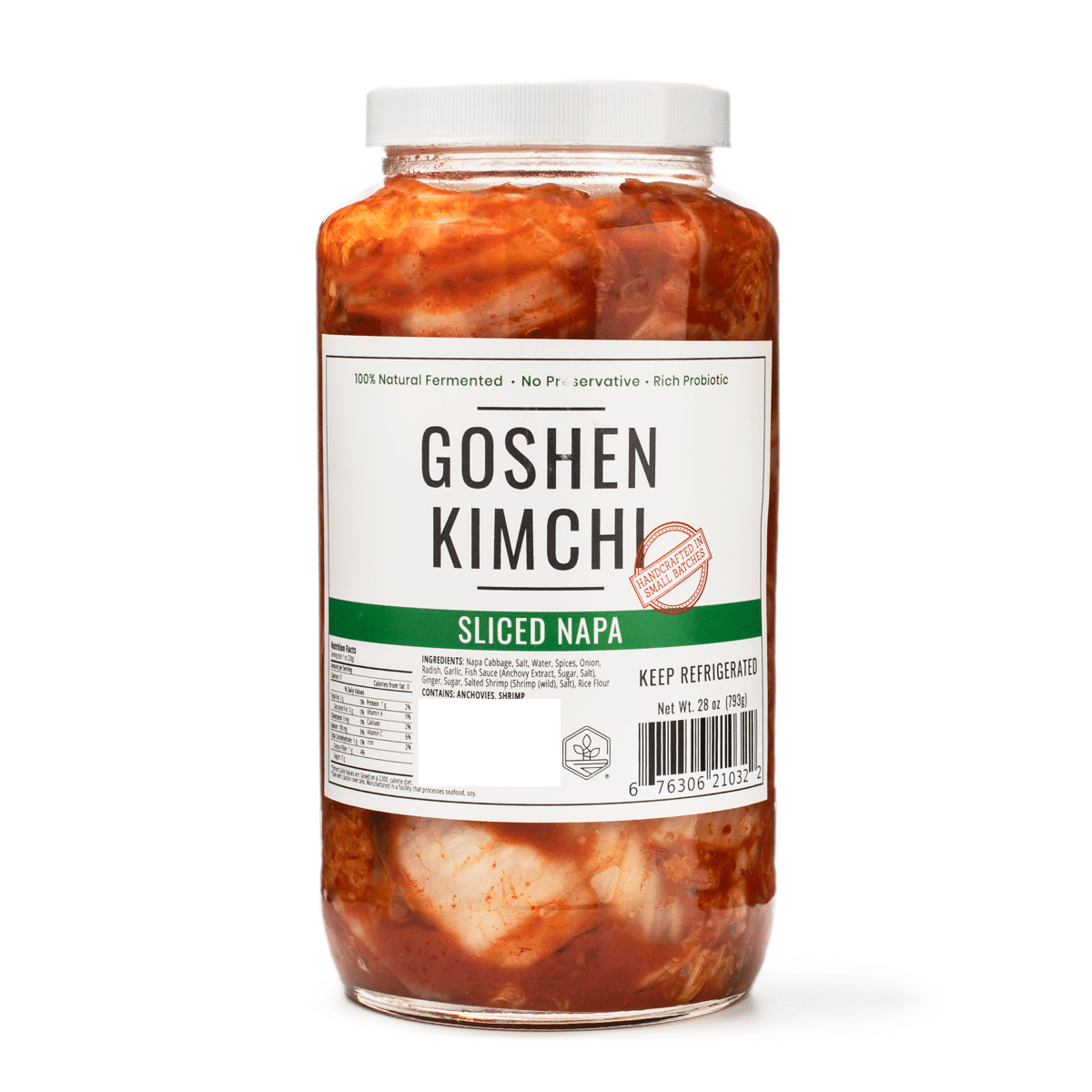 Goshen Sliced Napa Kimchi 28 oz