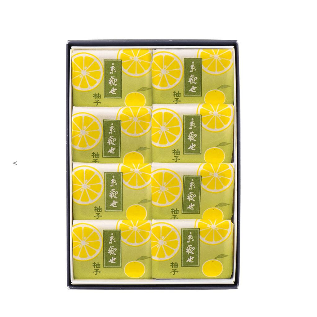 TSURAYA YOSHINOBU Yuzu White Bean Roll 8pcs 1 each