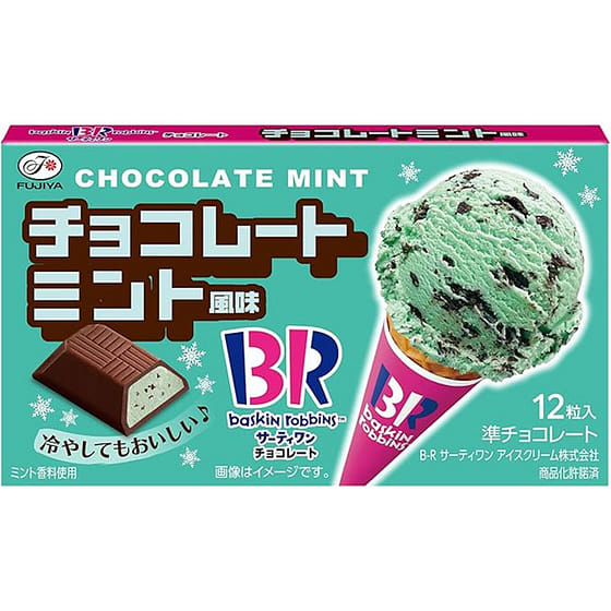 weee_snack_Fujiya 31 Collaborative Mint Chocolate 12 grains 1 box