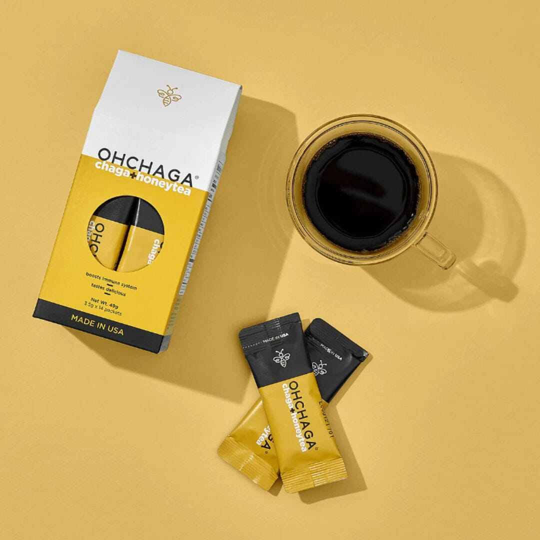 OHCHAGA Chaga Mushroom Honey Tea 14 packs 1 กล่อง