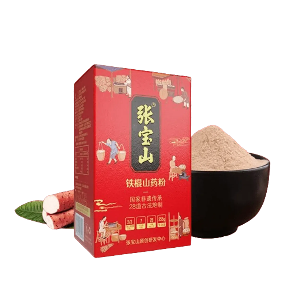 Zhang Baoshan Ancient Yam Powder Iron Stick Chinese Yam 255g 255 กรัม