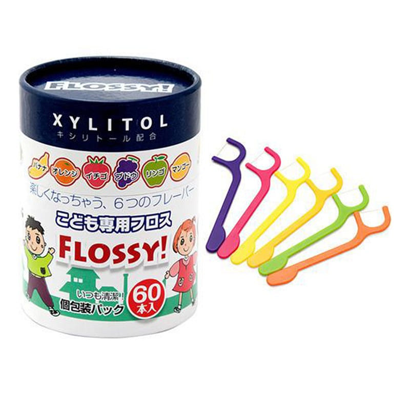 FLOSSY Children's Floss Mixed Fruit Flavor 60stick 1 개