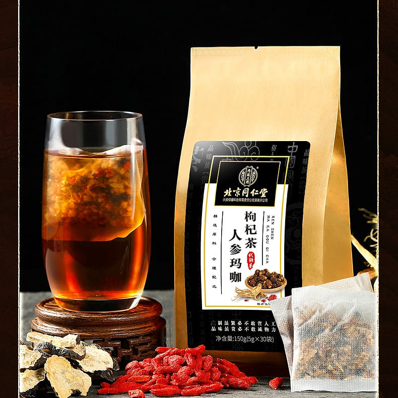 Beijing Tongrentang Five Treasures Tea Healthy Tea for Men 150g (5g*30bags) 150 그램