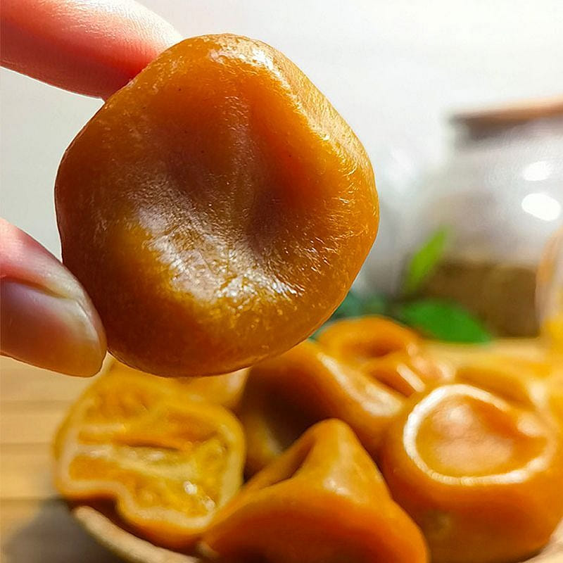 Licorice lemon dry salty sweet and sour candied fruit snack 250 กรัม