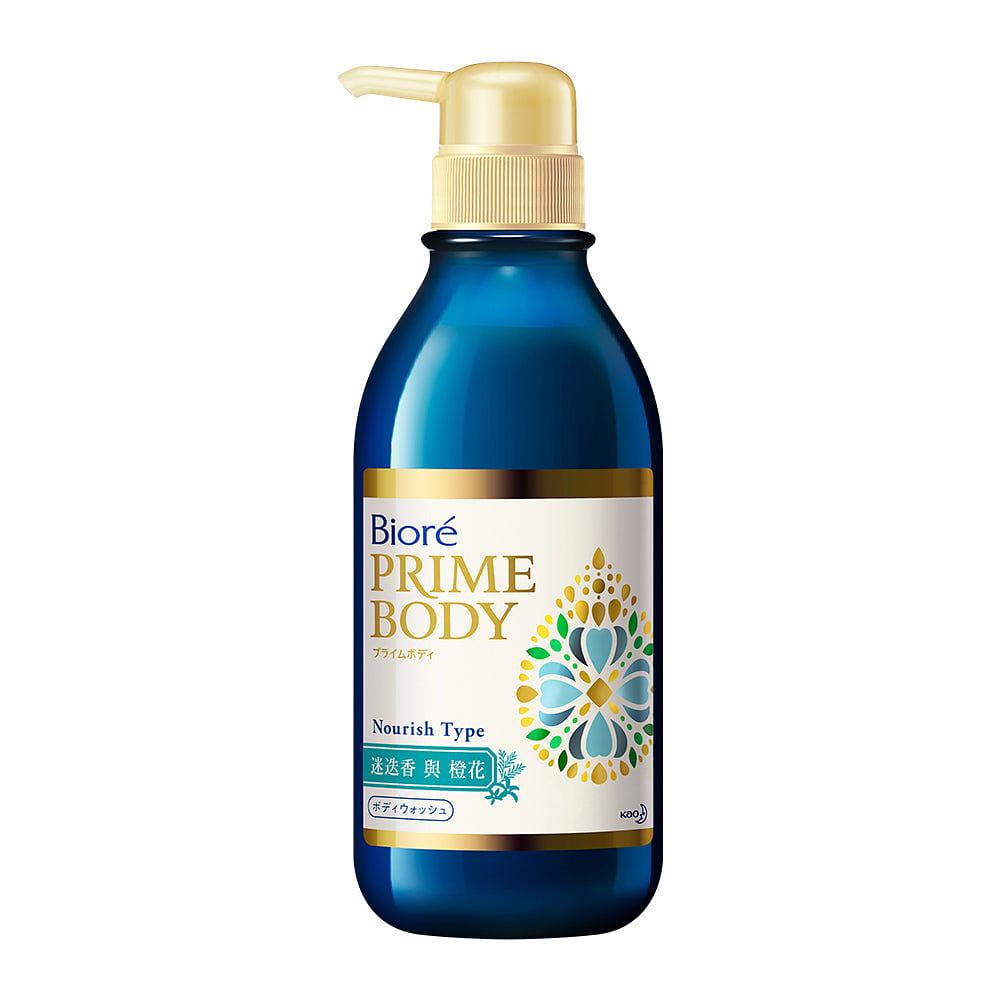 Biore Prime Body Wash Pump Nourish Type Rosemary and Orange Blossom 500ml 1 ส่วน