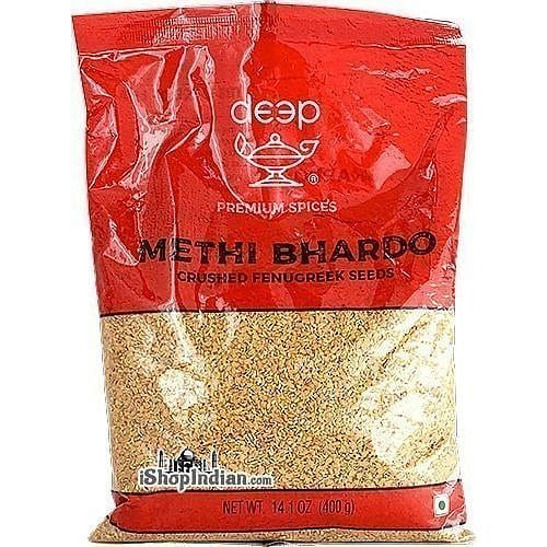 Deep Methi Bhardo - Crushed Fenugreek Seeds, 14 oz bag 14 盎司
