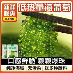 Sea grape seaweed sushi green caviar 100 g