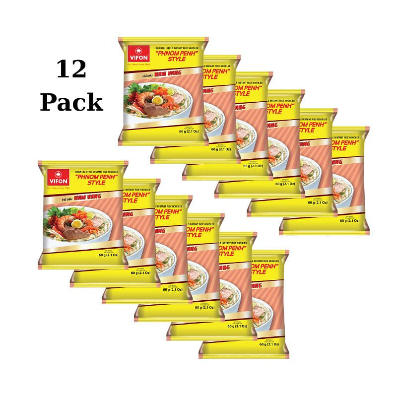 [VIFON] Instant Rice Noodles "Phnom Penh" - 12 x 2.1 oz