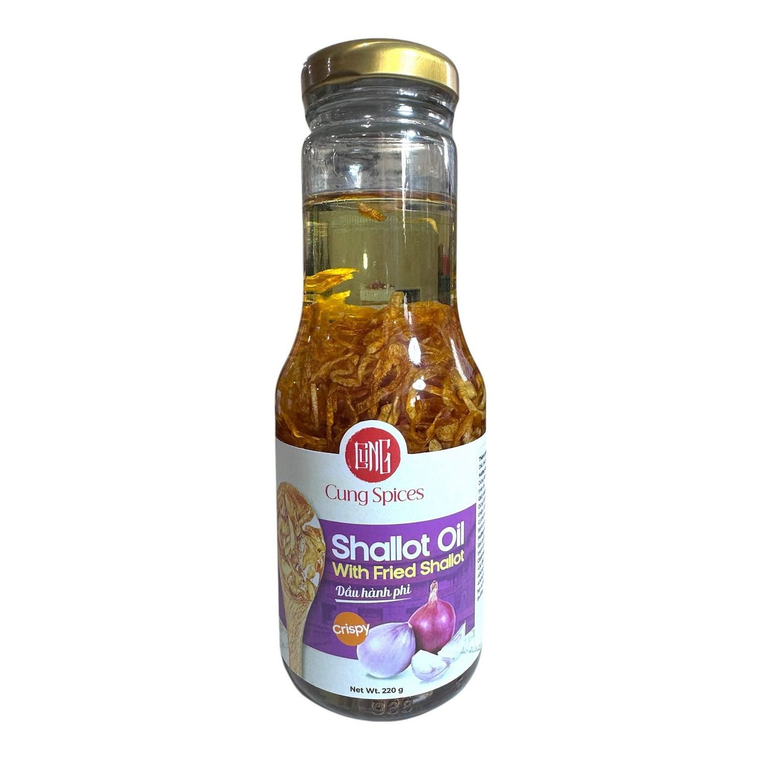 [Cung Spices] Shallot Oil with Fried Shallot 220 g