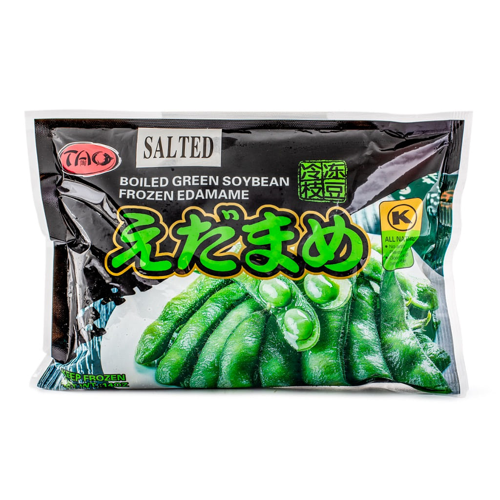 Tao Cooked Salted Edamame, Frozen 14 oz
