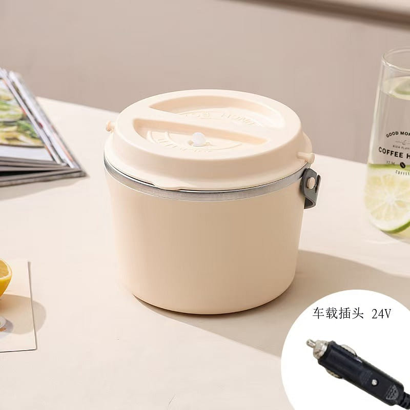 Car Lunch Box 24v (Apricot Yellow) 1 개입