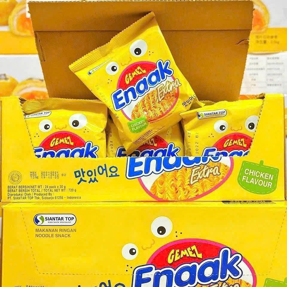GEMEZ Enaak Ramen Chicken Flavor, 28g x 30 Packs 1 กล่อง