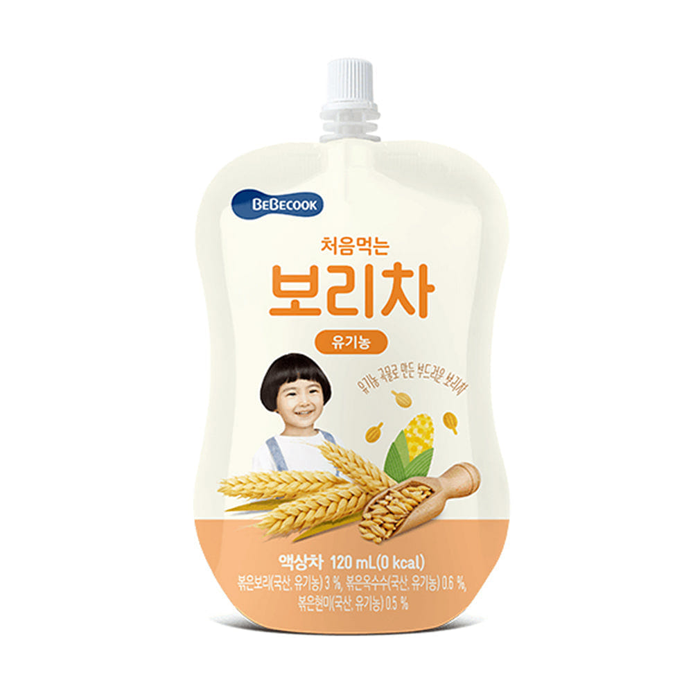 베베쿡 처음먹는 유기농 보리차 120 밀리리터