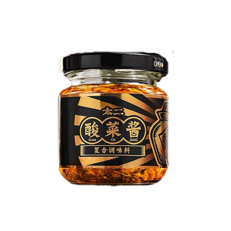 Tai Er Lao Tan Pickled Mustard Sauce 90g 1 bottle