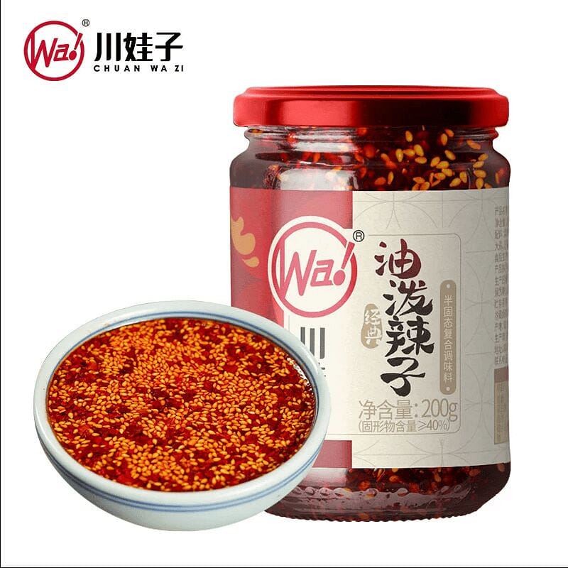 Chuanwazi Oil-Poured Chili 200g*1 Bottle 200 g