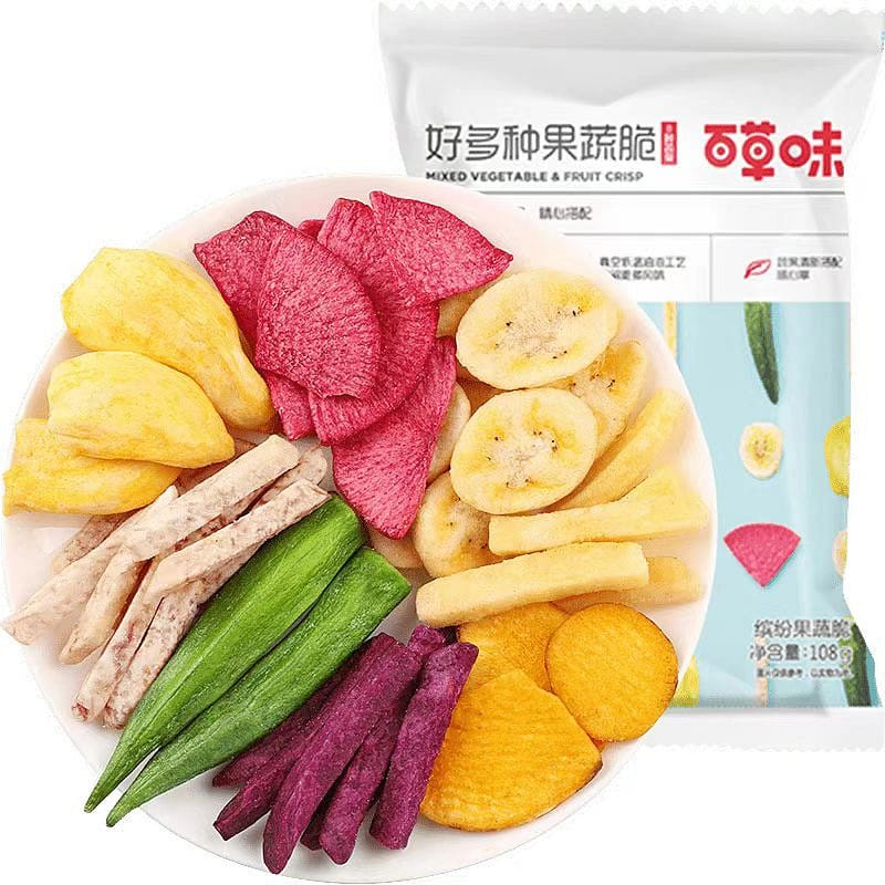 Various flavors of herbs, crispy fruits and vegeta 108 g