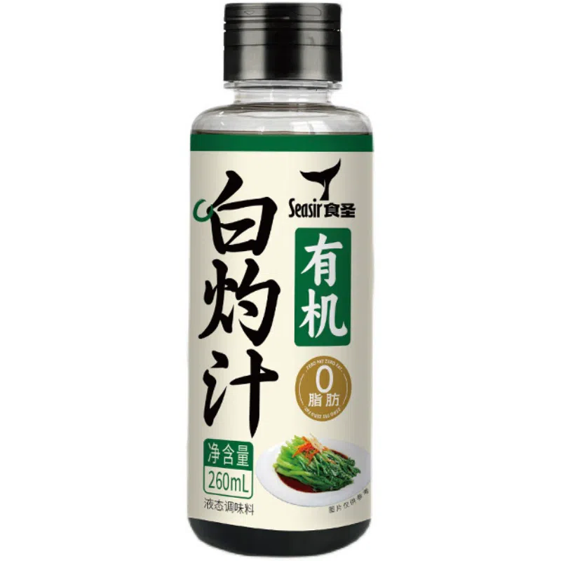 260ml of ShiSheng Organic Blanching Juice * 1 bottle, fresh and flavorful, with 0 added steamed fish blanching, vegetable heart, and sauce seasoning 260 밀리리터