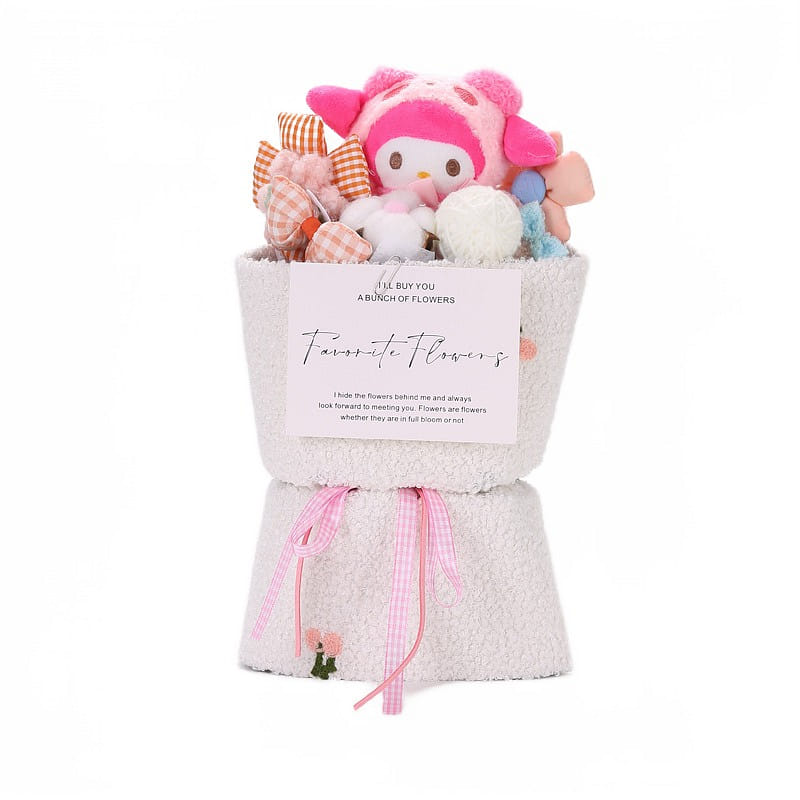 [Best Choice] Sanrio Cute Kawaii Plush Toy Bouquet Birthday/Holiday Gift-Melody 1 개