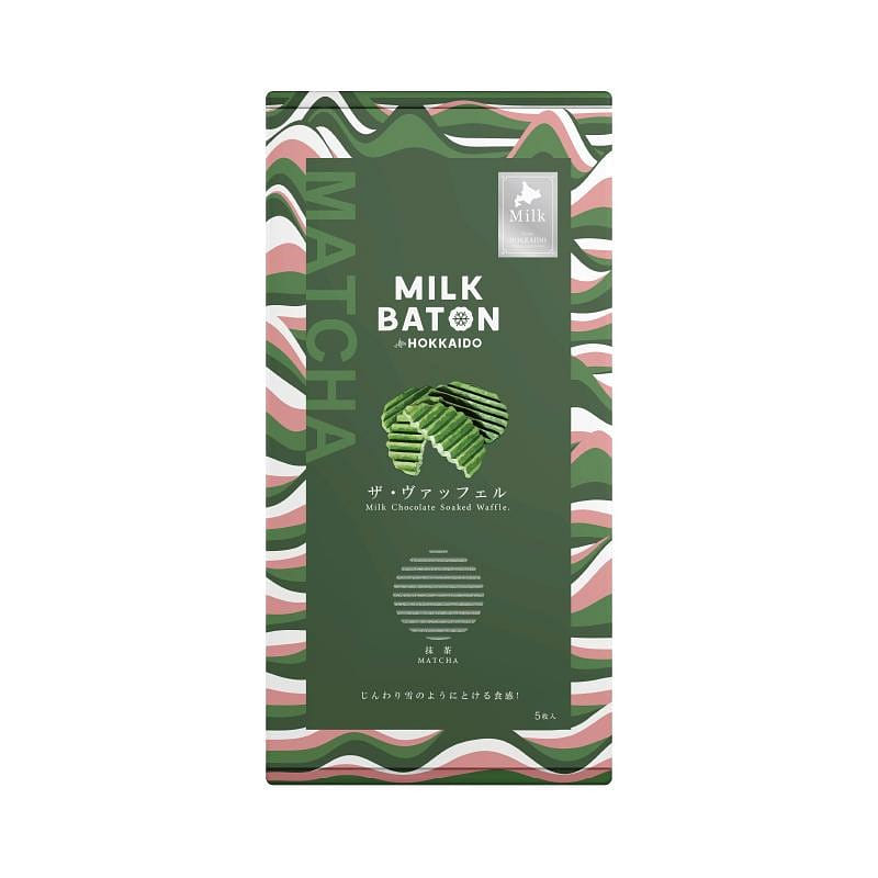 ISHIDA MILK BATON The Waffle Matcha Flavor 5pcs 210 g