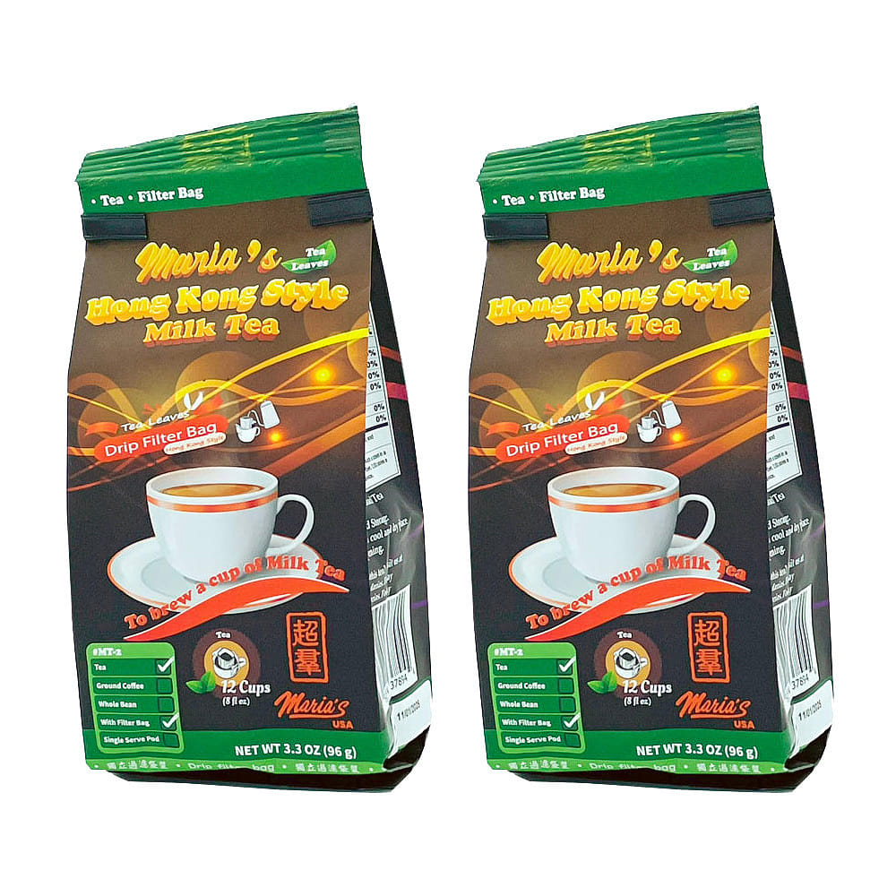 Maria's [2-Pack] Maria's Hong Kong Style Milk Tea - (Drip Filter Bag) 12 개입