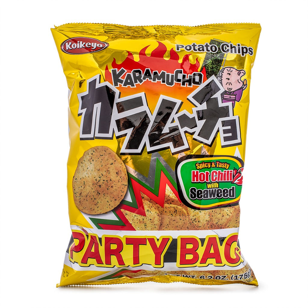Koikeya 카라무초 감자칩 매콤한 김맛 175 그램