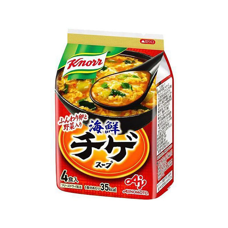 Ajinomoto Instant Seafood Egg Drop Soup 4 bags 1 개
