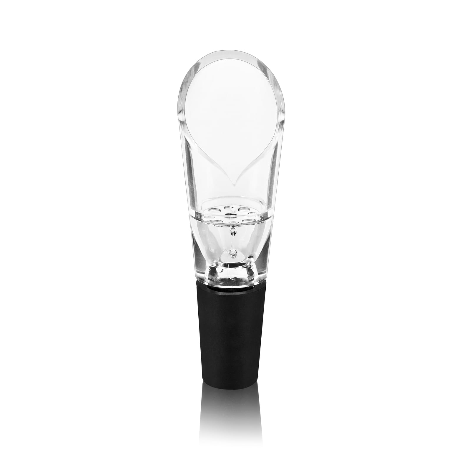 True Aerial Wine Aerator Pourer Spout - Aerating Pourers for Wine Bottles, Clear 1 phần