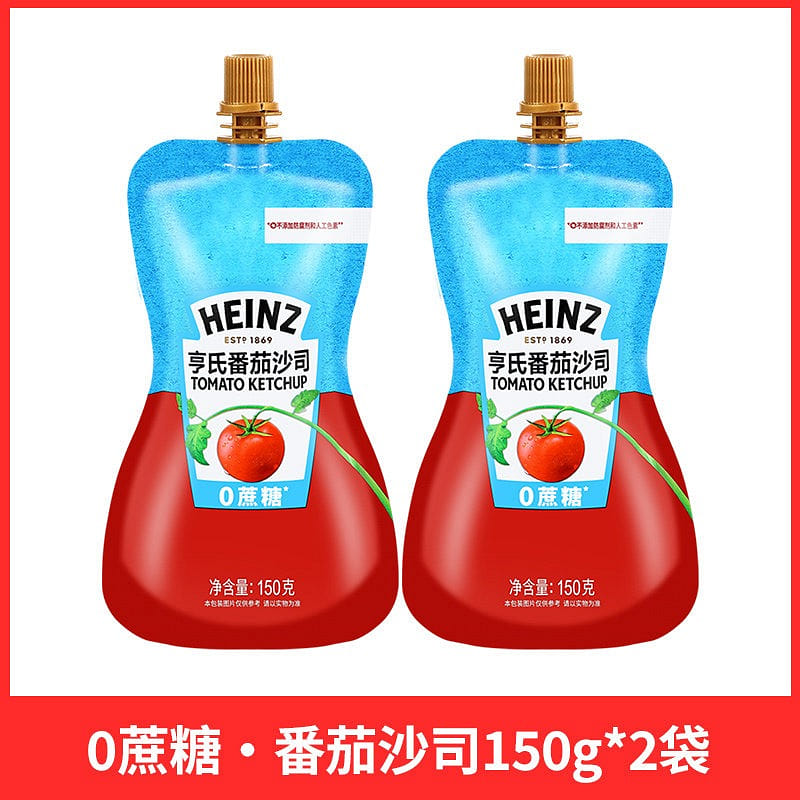 Heinz Ketchup 150g*2 bags 0 sugar 300 g