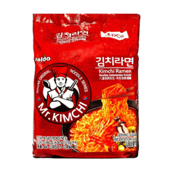 Paldo Fun & Yum Kimchi Ramen Instant Noodles with Soup pack of 4 1 each