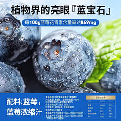 Hundred Herbs Chile freeze-dried Blueberries 300g/ 300 g