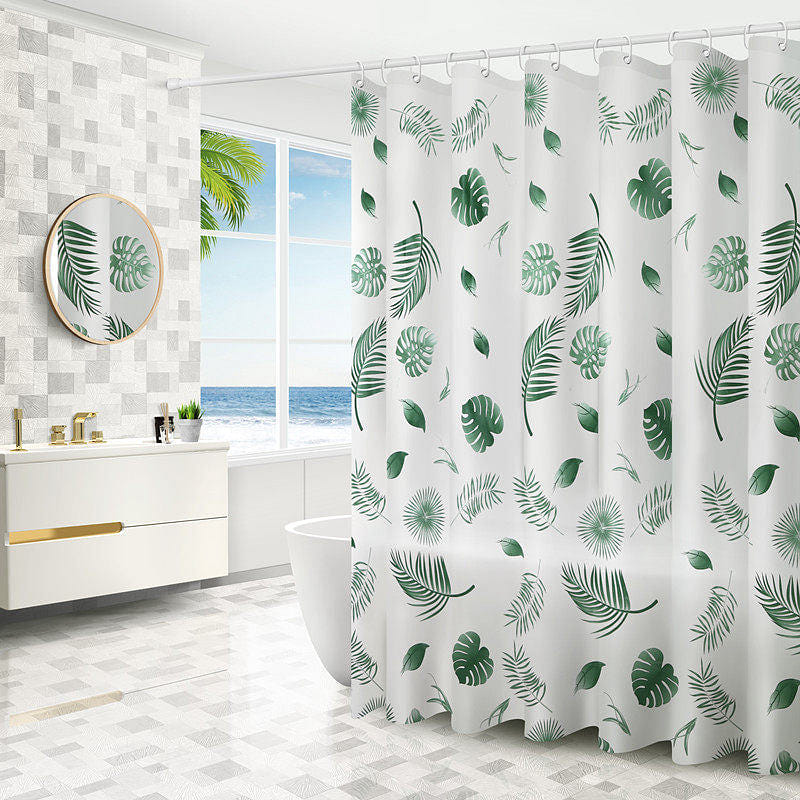 Thickened PEVA Shower Curtain for Bathroom,150*180cm,QYBJ 0 ปอนด์