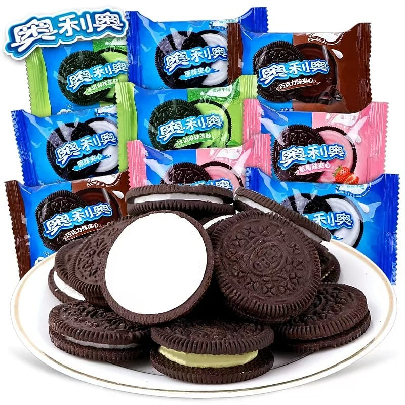 Oreo Sandwich Cookie Mix Flavor 500g in bulk 500 그램