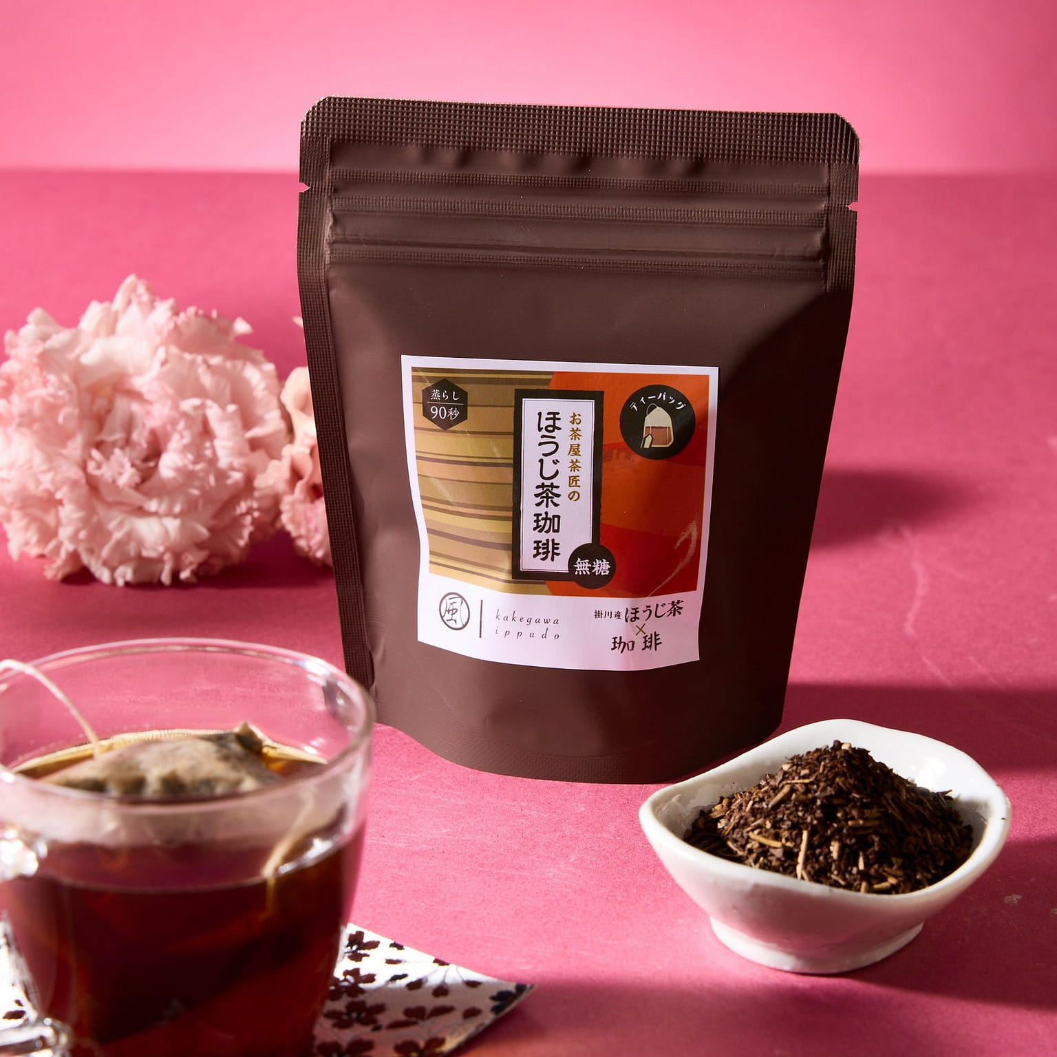 Kakegawa Ippudo Coffee Hojicha Tea (6 tea bags) 43 กรัม