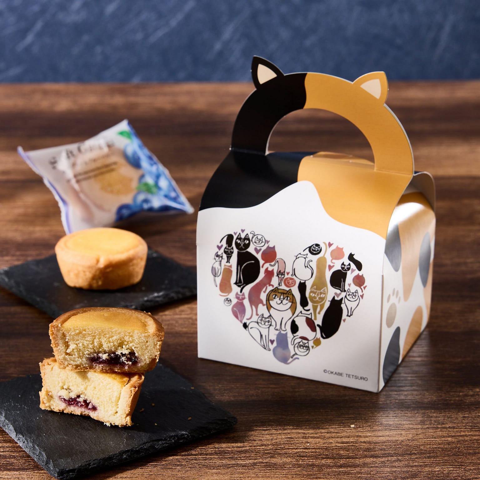 Blueberry Tart Cat Gift Set (3 pieces) 123 그램