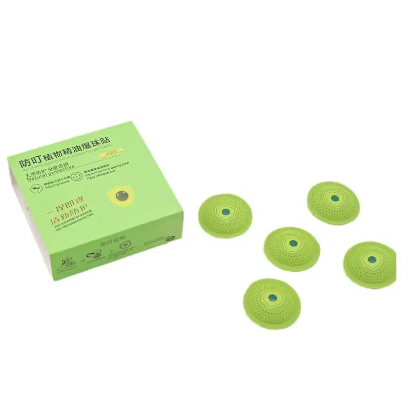 Mosquito Repellent Patches with Plant (10 Pces) 1 box