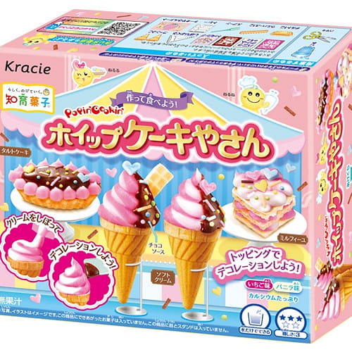 KRACIE Popin Cookin DIY Cake Shop Ice Cream Cone Frosting Desserts 1box 1 ส่วน