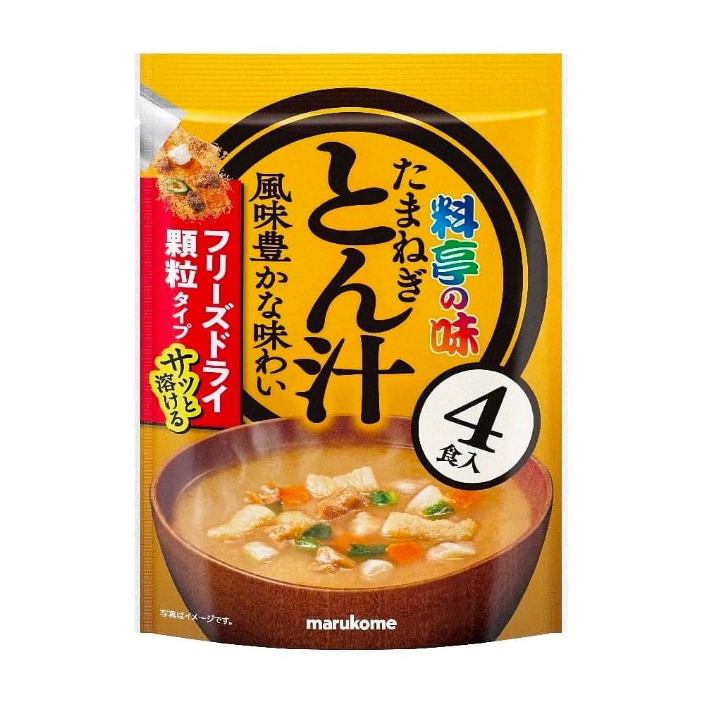 Freeze Dried Pork Miso Soup Food Marukome 40g 1 phần