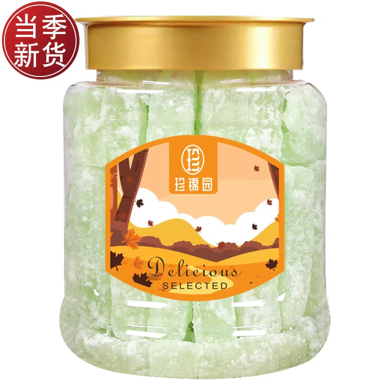 Zhen Jinyuan New Winter Melon Candy Old-fashioned Winter Melon Sugar Brick Strips Moon Cake Filling Candied Fruit Snack Baking Ingredients 500g *1 can 500 그램