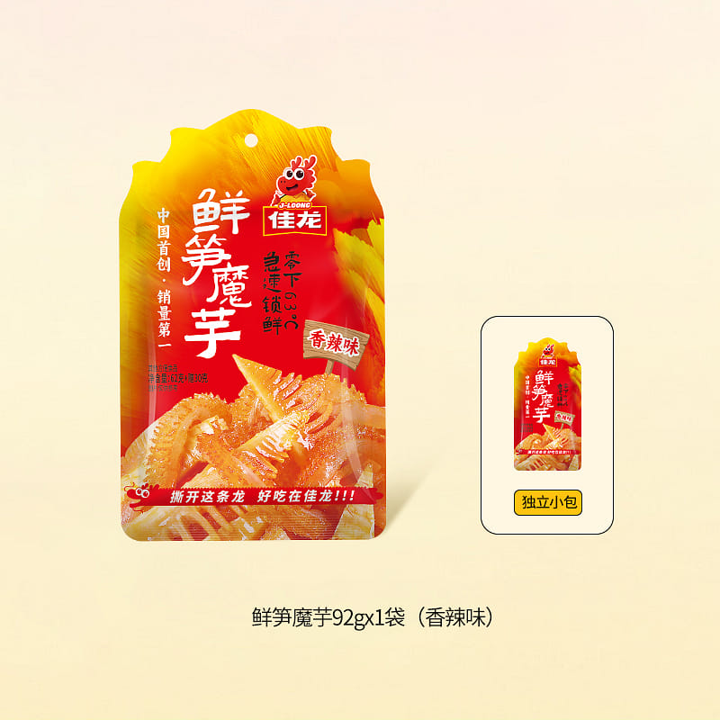 Tripe dietary fiber spicy strips 92g * 1 bag 92 กรัม