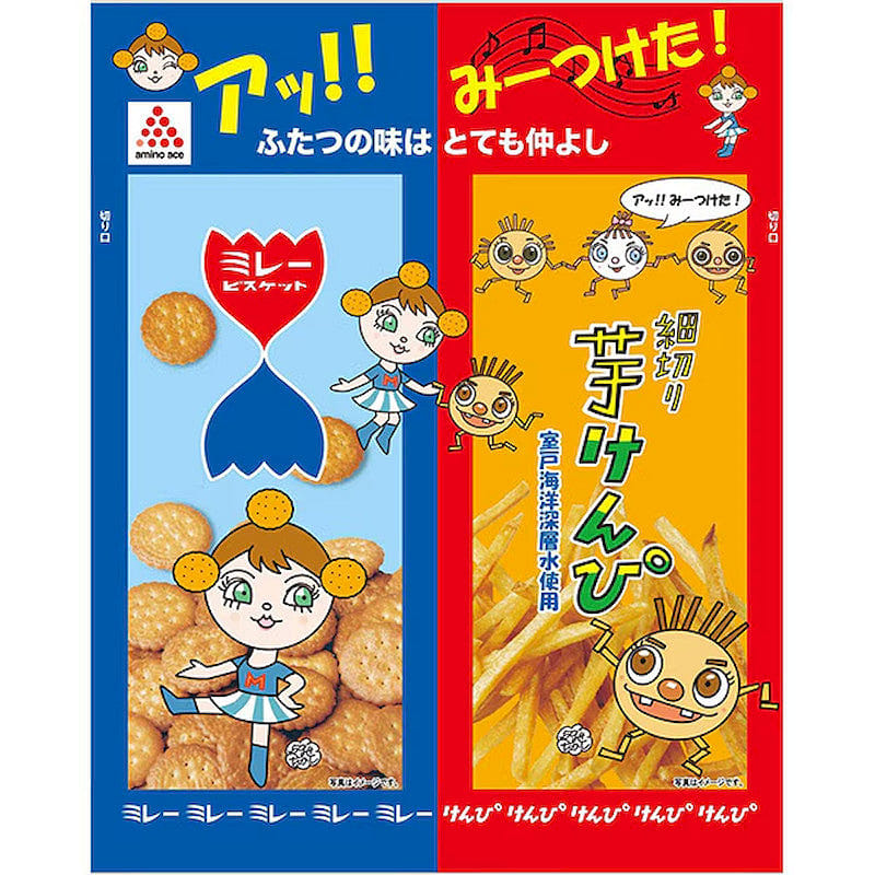 Aminoace Mire Biscuit & Imo Kenpi, 50g Each 1 each