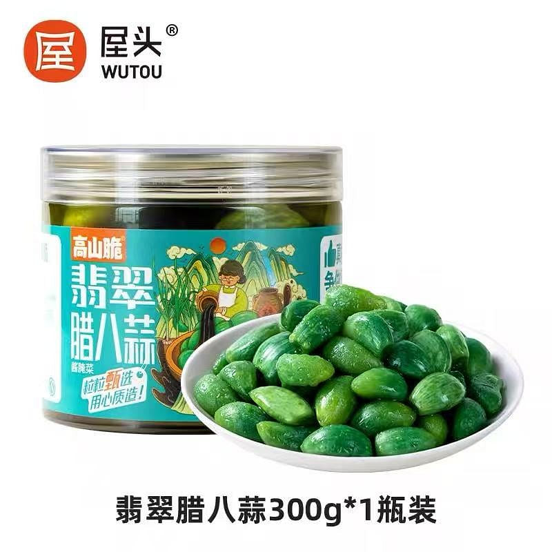 Wutou Highland Crunchy Laba Garlic 300g*1 Jar 300 g