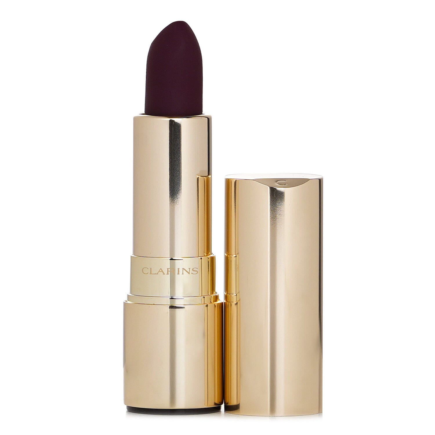 Clarins Joli Rouge Velvet (Matte &amp; Moisturizing Long Wearing Lipstick) - # 744V Plum 3.5g/0.1oz 3 グラム