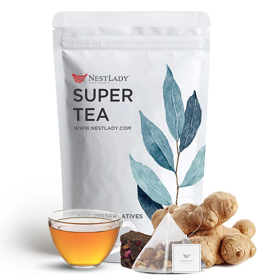 weee_beverages_NESTLADY Brown Sugar Ginger Tea Warm Healthy Nourishing Tea Bags 18 Bags 180g 1 count