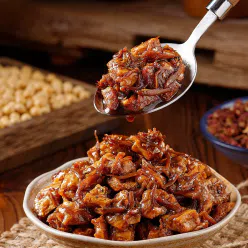 Dried Tofu with Small Fish (Spicy Flavor) 168 g