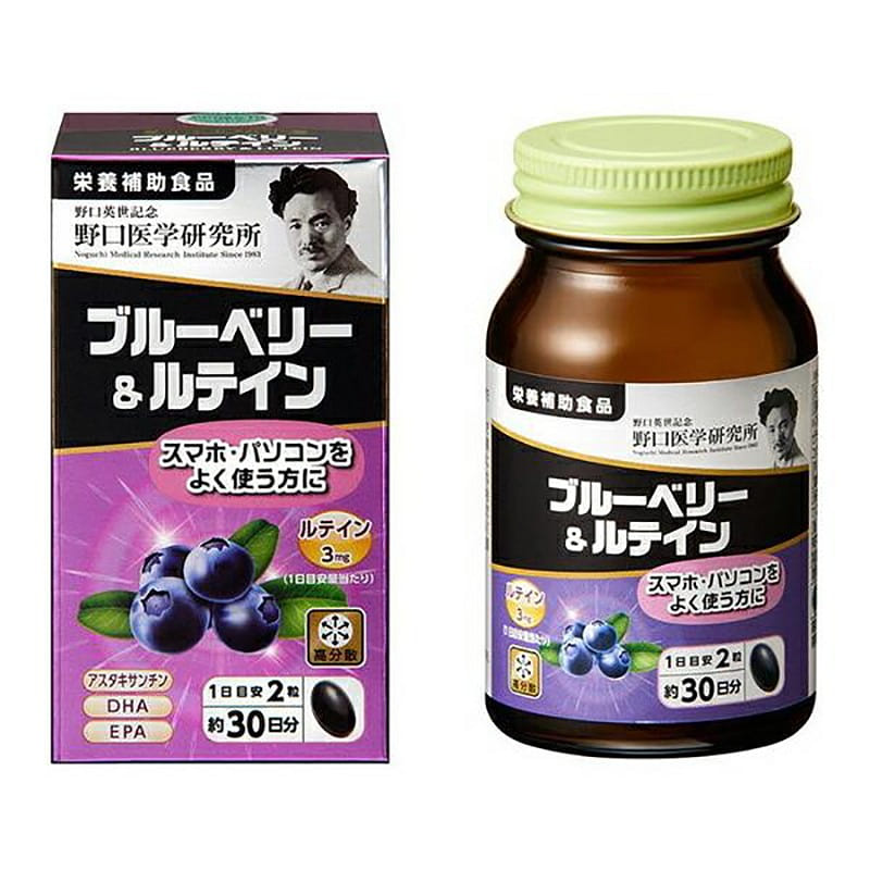 Noguchi Institute of Medical Research Lutein Eye Protection Pills 60 Tablets 1 each