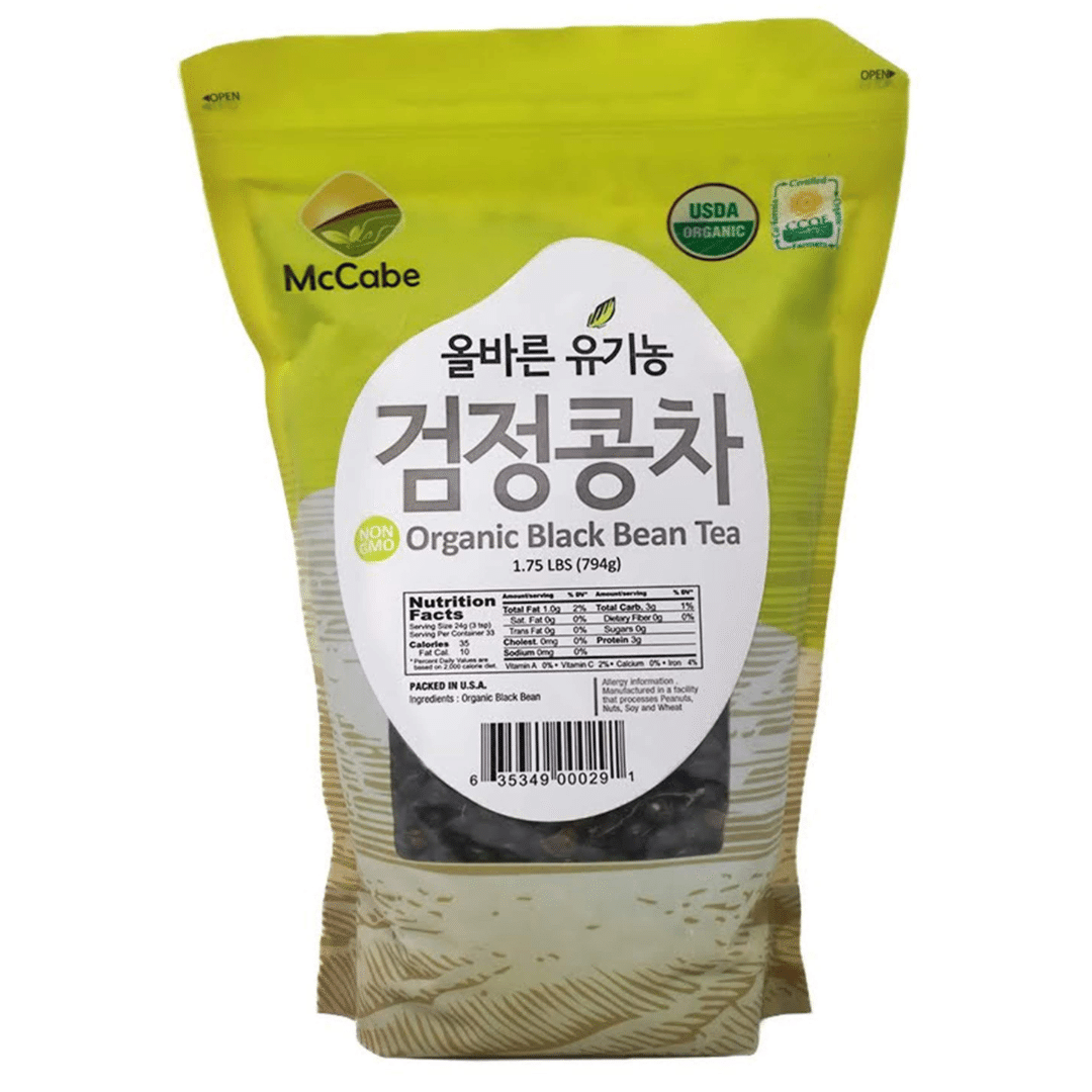 McCabe 有機黑豆茶，1.75 磅（28 盎司），美國農業部有機認證 1.75 磅