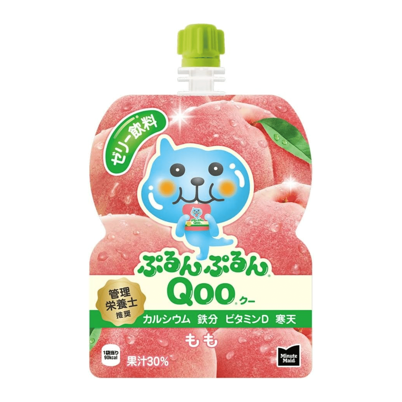 Purun Purun Qoo Peach Flavor 125g 125 กรัม