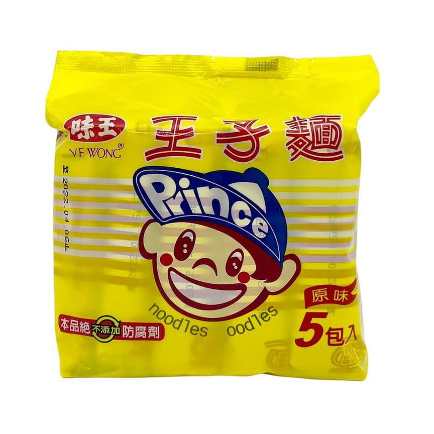 臺灣【味王】王子面 原味 5入(袋) - Weee!
